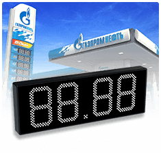 ITLINE табло АЗС «Газпром-Нефть